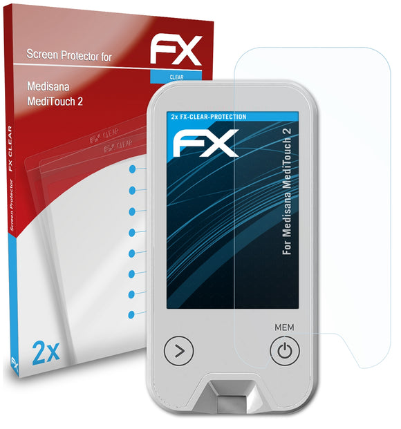 atFoliX FX-Clear Schutzfolie für Medisana MediTouch 2