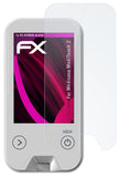 Glasfolie atFoliX kompatibel mit Medisana MediTouch 2, 9H Hybrid-Glass FX
