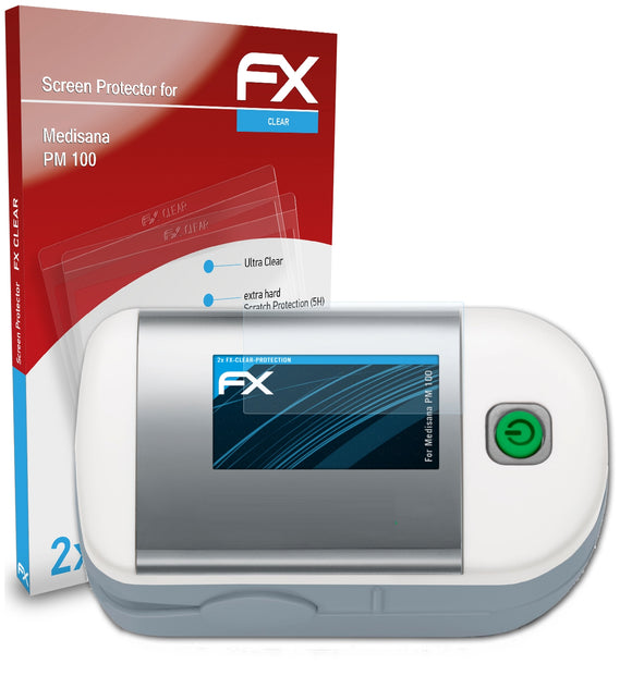 atFoliX FX-Clear Schutzfolie für Medisana PM 100