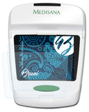 Bruni Schutzfolie kompatibel mit Medisana PM 150 Connect, glasklare Folie (2X)