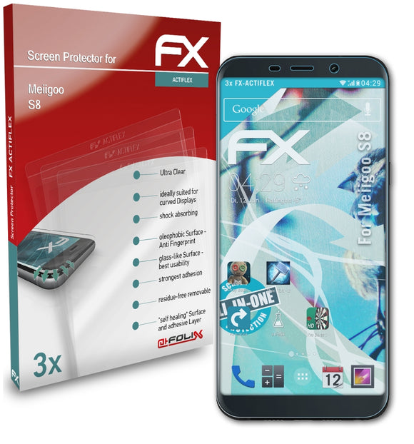 atFoliX FX-ActiFleX Displayschutzfolie für Meiigoo S8