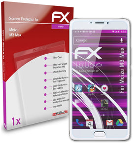 atFoliX FX-Hybrid-Glass Panzerglasfolie für Meizu M3 Max