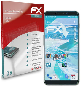 atFoliX FX-ActiFleX Displayschutzfolie für Meizu M6s