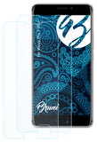 Schutzfolie Bruni kompatibel mit Meizu Pro 7 Plus, glasklare (2X)