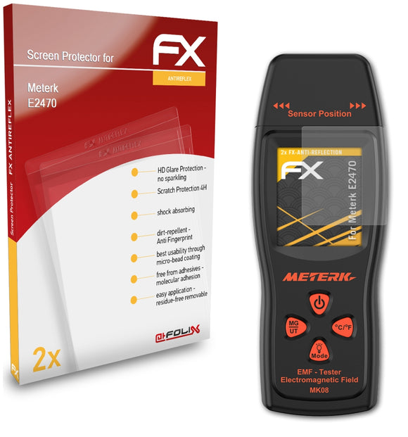 atFoliX FX-Antireflex Displayschutzfolie für Meterk E2470