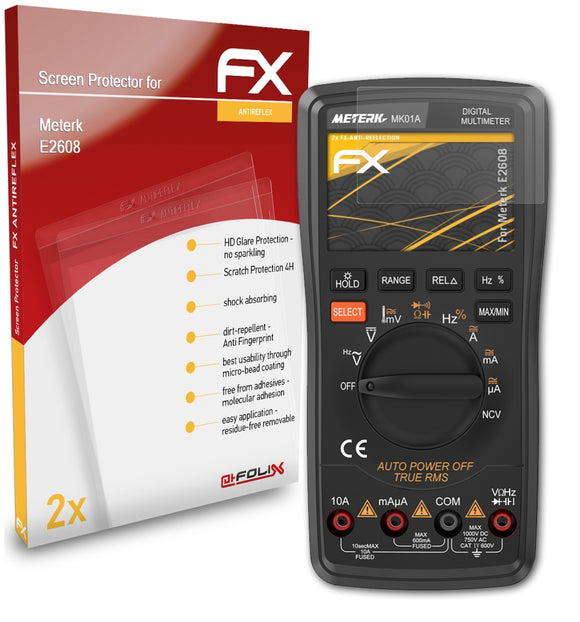 atFoliX FX-Antireflex Displayschutzfolie für Meterk E2608