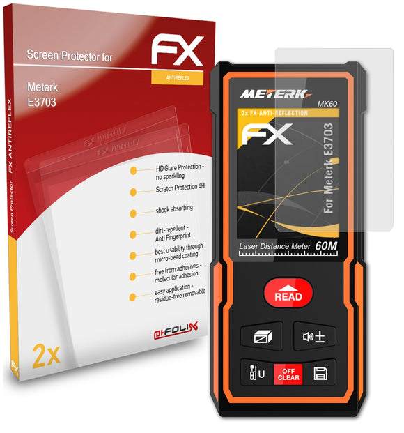 atFoliX FX-Antireflex Displayschutzfolie für Meterk E3703