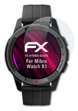 Glasfolie atFoliX kompatibel mit Mibro Watch X1, 9H Hybrid-Glass FX