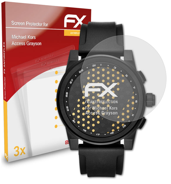 atFoliX FX-Antireflex Displayschutzfolie für Michael Kors Access Grayson