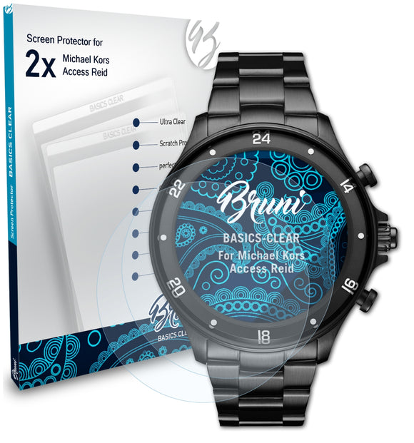 Bruni Basics-Clear Displayschutzfolie für Michael Kors Access Reid