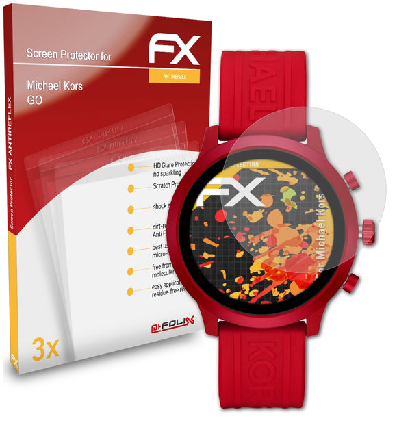 atFoliX FX-Antireflex Displayschutzfolie für Michael Kors GO