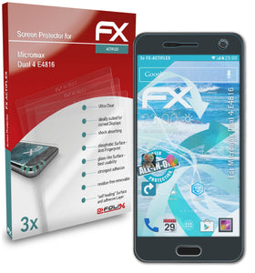 atFoliX FX-ActiFleX Displayschutzfolie für Micromax Dual 4 (E4816)