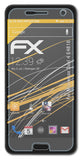 Panzerfolie atFoliX kompatibel mit Micromax Dual 4 E4816, entspiegelnde und stoßdämpfende FX (3X)