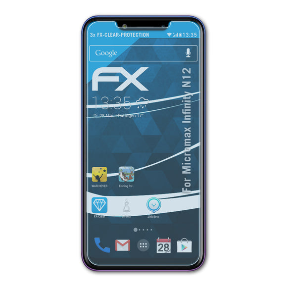 atFoliX FX-Clear Schutzfolie für Micromax Infinity N12