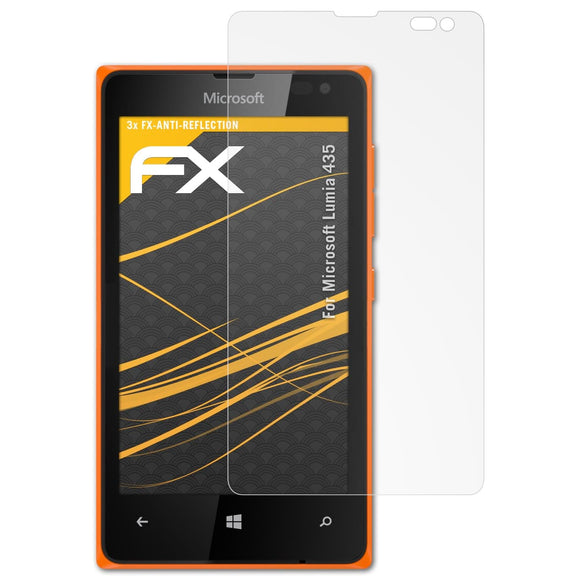 atFoliX FX-Antireflex Displayschutzfolie für Microsoft Lumia 435