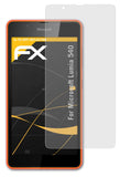 Panzerfolie atFoliX kompatibel mit Microsoft Lumia 540, entspiegelnde und stoßdämpfende FX (3X)