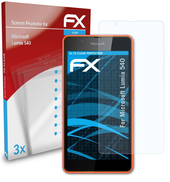 atFoliX FX-Clear Schutzfolie für Microsoft Lumia 540