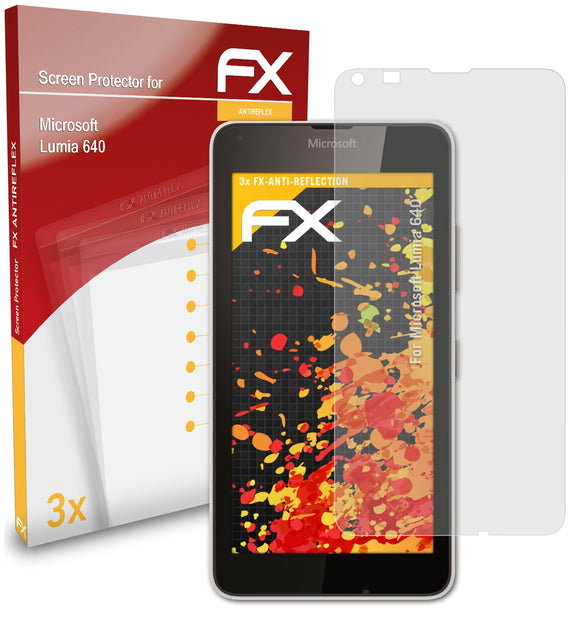 atFoliX FX-Antireflex Displayschutzfolie für Microsoft Lumia 640