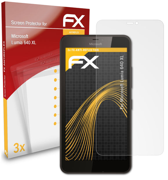 atFoliX FX-Antireflex Displayschutzfolie für Microsoft Lumia 640 XL