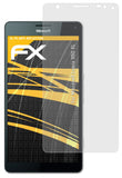 Panzerfolie atFoliX kompatibel mit Microsoft Lumia 950 XL, entspiegelnde und stoßdämpfende FX (3X)
