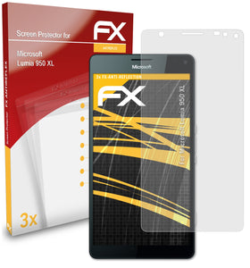 atFoliX FX-Antireflex Displayschutzfolie für Microsoft Lumia 950 XL