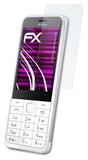 Glasfolie atFoliX kompatibel mit Microsoft Nokia 230, 9H Hybrid-Glass FX