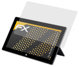 Panzerfolie atFoliX kompatibel mit Microsoft Surface 2 / Pro 2, entspiegelnde und stoßdämpfende FX (2X)
