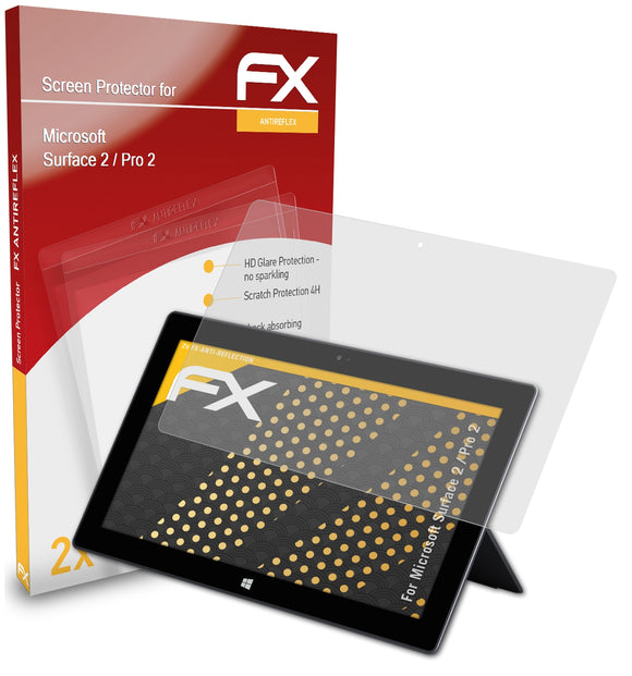 atFoliX FX-Antireflex Displayschutzfolie für Microsoft Surface 2 / Pro 2