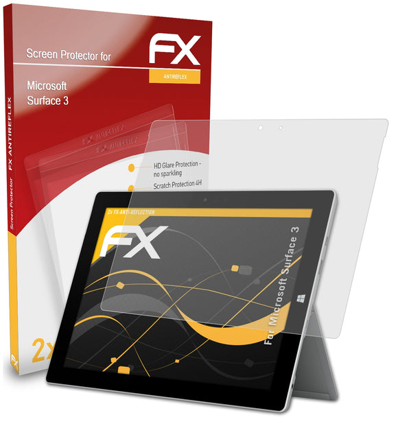 atFoliX FX-Antireflex Displayschutzfolie für Microsoft Surface 3