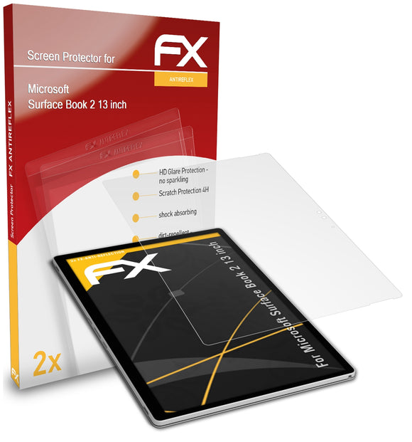 atFoliX FX-Antireflex Displayschutzfolie für Microsoft Surface Book 2 (13 inch)