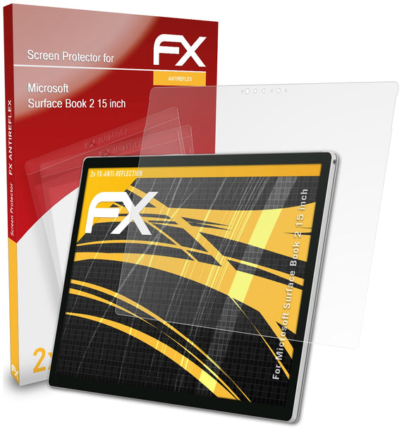 atFoliX FX-Antireflex Displayschutzfolie für Microsoft Surface Book 2 (15 inch)