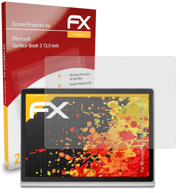 atFoliX FX-Antireflex Displayschutzfolie für Microsoft Surface Book 3 (13,5 inch)