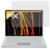 Panzerfolie atFoliX kompatibel mit Microsoft Surface Book 3 15 inch, entspiegelnde und stoßdämpfende FX (2X)