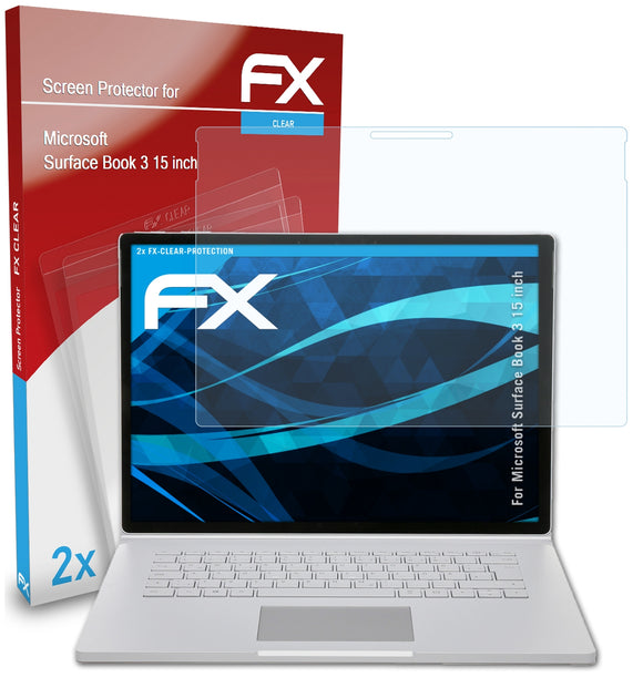atFoliX FX-Clear Schutzfolie für Microsoft Surface Book 3 (15 inch)