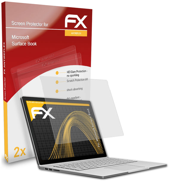 atFoliX FX-Antireflex Displayschutzfolie für Microsoft Surface Book