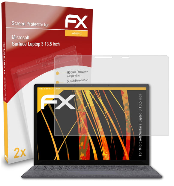 atFoliX FX-Antireflex Displayschutzfolie für Microsoft Surface Laptop 3 (13,5 inch)