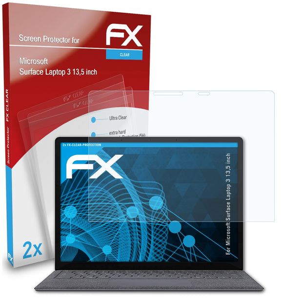 atFoliX FX-Clear Schutzfolie für Microsoft Surface Laptop 3 (13,5 inch)