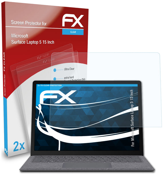 atFoliX FX-Clear Schutzfolie für Microsoft Surface Laptop 5 (15 Inch)