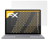 Panzerfolie atFoliX kompatibel mit Microsoft Surface Laptop, entspiegelnde und stoßdämpfende FX (2X)