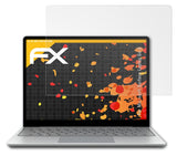 Panzerfolie atFoliX kompatibel mit Microsoft Surface Laptop Go 2, entspiegelnde und stoßdämpfende FX (2X)