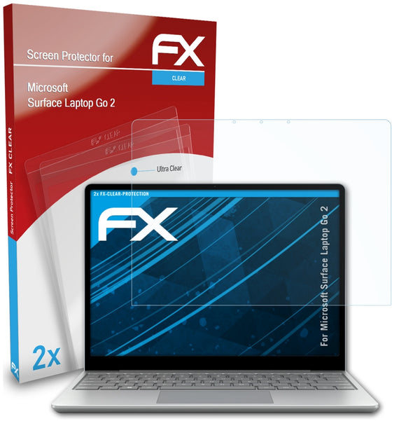 atFoliX FX-Clear Schutzfolie für Microsoft Surface Laptop Go 2
