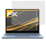 Panzerfolie atFoliX kompatibel mit Microsoft Surface Laptop Go, entspiegelnde und stoßdämpfende FX (2X)
