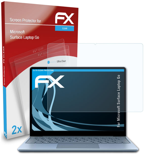 atFoliX FX-Clear Schutzfolie für Microsoft Surface Laptop Go