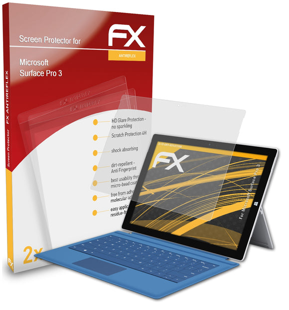 atFoliX FX-Antireflex Displayschutzfolie für Microsoft Surface Pro 3
