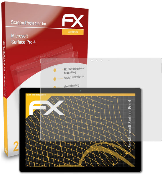 atFoliX FX-Antireflex Displayschutzfolie für Microsoft Surface Pro 4