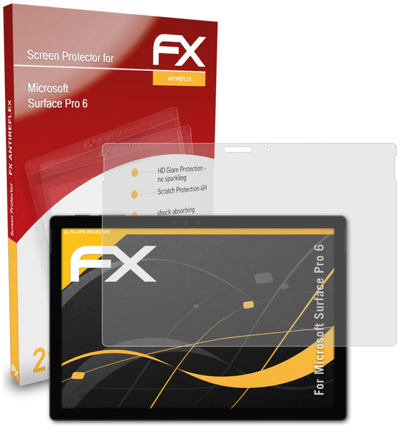 atFoliX FX-Antireflex Displayschutzfolie für Microsoft Surface Pro 6
