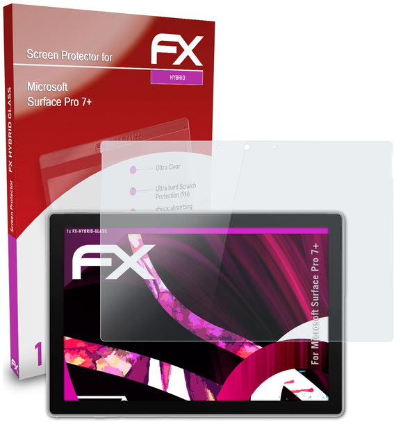 atFoliX FX-Hybrid-Glass Panzerglasfolie für Microsoft Surface Pro 7+