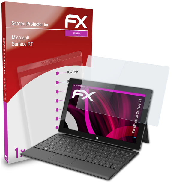 atFoliX FX-Hybrid-Glass Panzerglasfolie für Microsoft Surface RT
