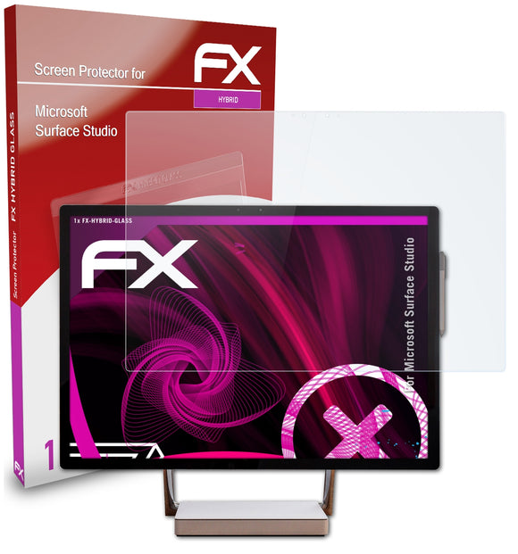 atFoliX FX-Hybrid-Glass Panzerglasfolie für Microsoft Surface Studio