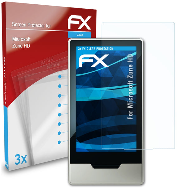 atFoliX FX-Clear Schutzfolie für Microsoft Zune HD
